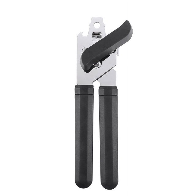 Acero inoxidable, abrelatas Manual 3 en 1, cuchillo para enlatar, abrelatas creativo, abridor de botellas, herramientas de cocina