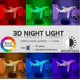 thumbnail image 5 of XYC Night Light 16 Color Acrylic 3D Illusion Baby Light Airplane for Kids Child Boy Bedroom Colorful Bedside Table Lamp Plane Gift 7F, 5 of 5