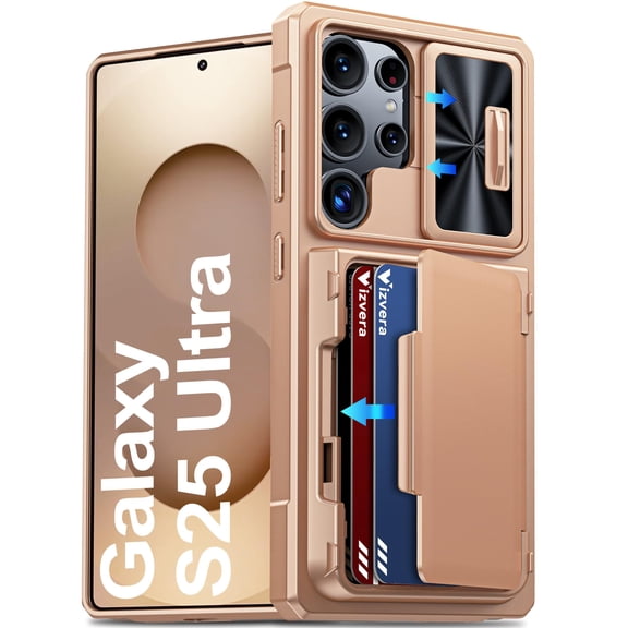 Funda de teléfono Vizvera para Samsung Galaxy S25 Ultra con cartera