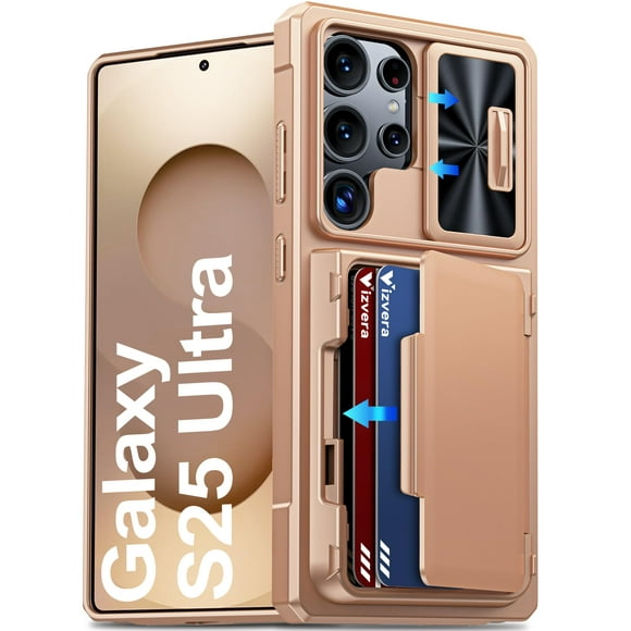 Funda de teléfono Vizvera para Samsung Galaxy S25 Ultra con cartera