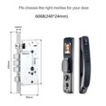thumbnail image 4 of Laiu Face Recognition Lock With Camera Fingerprint Door Lock Video Calling Digital Tuya WiFi Smart Lock Door, 4 of 5