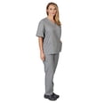 thumbnail image 2 of Two Piece Scrub Set (Grey, XXX-Large), 2 of 3