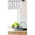 thumbnail image 3 of Ambesonne Vegetables Window Valance, Monochrome Beet Pattern, 54" X 12", Quartz and White, 3 of 3