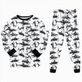 thumbnail image 5 of TOWED22 Boys Girls Pajamas Cotton Truck Pjs Toddler 2 Piece Sleepwear Kids Winter Clothes Set 3 6 9 12 18 24 Months 2t 3t 4t 5t 6t 7t 8t 9t(Grey,8-9 Y), 5 of 9