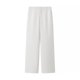 thumbnail image 4 of HH TRAF Pantalones de verano para mujer, de dos colores, lisos, con bolsillos y cremallera, de pierna recta, estilo informal, formal, de pierna ancha y largo para mujer, 4 of 4