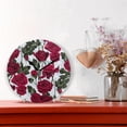 thumbnail image 2 of Dreamtimes Round Digital Clock Beautiful Rose Creative Decorative Quiet Not Ticking Clock,Bedroom Living Room Bathroom Kitchen Office Wall Ornament, 10In, 2 of 7