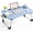 Blue, variant on WSA Foldable Lap Desk with Drawer & Cup Holder, 23.6” Portable Laptop Bed Tray Table with Tablet Slot, Non-Slip Laptop Desk for Bed Couch Sofa, Working Writing Eating Breakfast (Blue)