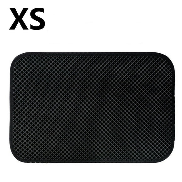 EGNMCR Pet Mats Double Layer Anti-Skid Litter Mat Cage Pet Mat Pet Supplies Falling Sand Mat Cat litter