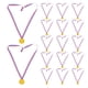 thumbnail image 2 of 20 medallas de plástico con forma de corona para niños, medallas de ganador, collares de cinta, premios para eventos deportivos, concursos de talentos, fiestas y aulas., 2 of 7