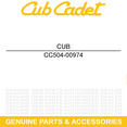 thumbnail image 5 of SureFit 504-00974 219 Deck Drive Belt 041-0219-00 Bad Boy AOS EZ Ride Gas Mowers, 5 of 8