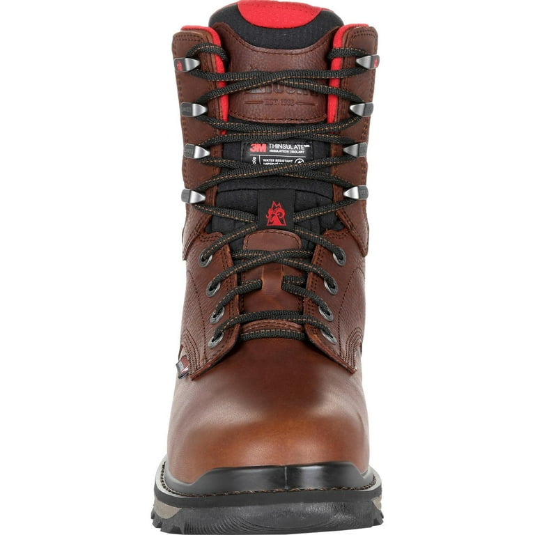 Rocky Rams Horn Composite Toe Waterproof 800G Insulated Work Boot Size 7 W