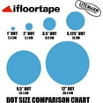 thumbnail image 4 of LiteMark 3.5 Inch Baby Blue Vinyl Removable Dot Classroom Floors & Walls Decals - Pack of 18, 4 of 7