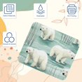 thumbnail image 3 of Polar Bear Square Printed Desk Mat Gaming Mouse Pad Non-Slip Rubber Bottom 8.3x9.8 Inch - Suitable for Office and Gaming, 3 of 6