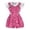 Hot Pink, variant on Girls Summer Outfit Cute Sleeveless Top With Heart Detail Denim Overalls Shorts Toddler Two Piece Set Girls Casual Outfit Sets