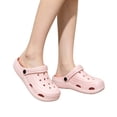 thumbnail image 5 of Summer Breathable Unisex Clogs with Arch Support, Lightweight Garden Beach Shoes for Women and Men(Pink,8.5), 5 of 8