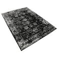 thumbnail image 2 of Unique Loom 3137799 4 x 6 ft. Casino Sofia Rectangular Rug, Black, 2 of 2