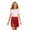 P67 Red, variant on Tfken Trendy Skirts For Girls Soft Daily Wear Holiday Sequins Mini Skirts Fashion For Party Performance Kids Comfy Clothes Size One Size