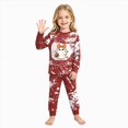 thumbnail image 6 of TOWED22 Girls Boys Halloween Pajamas Big Boys Pjs Set Pumpkin Ghost Graphic Long Sleeve and Pants Jammies 2 Piece Boys Sleepwear Lounge Clothe(Coffee,2-3 Y), 6 of 8
