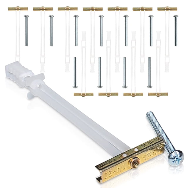 Anclaje para paneles de yeso TOGGLER SNAPTOGGLE con pernos, 120 kg, 1/2 pulgada