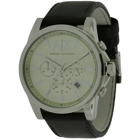 Armani Exchange Outerbanks Chronograph Leather Mens Watch AX2506