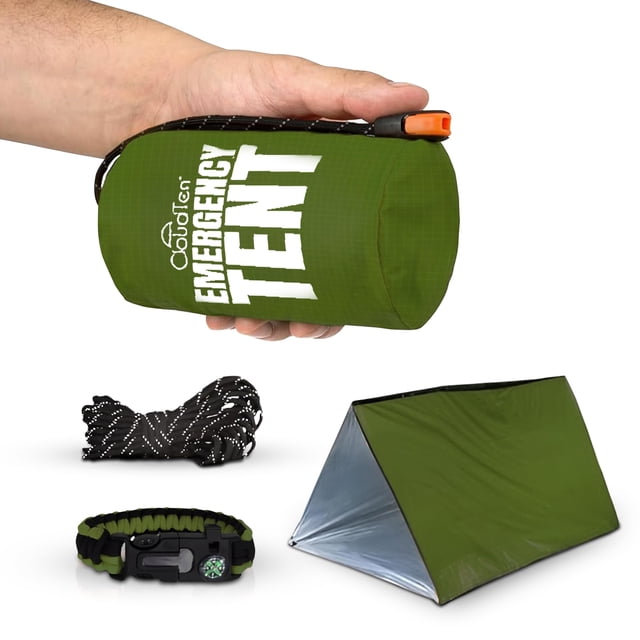 Carpa de emergencia CloudTen ligera para 2 personas de mylar para supervivencia