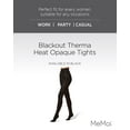 thumbnail image 2 of MeMoi Blackout Thermal Heat Opaque Tights - Womens - Female (Small/Medium, Black), 2 of 7