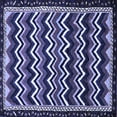 thumbnail image 1 of Ahgly Company Indoor Square Abstract Blue Modern Area Rugs, 7' Square, 1 of 4