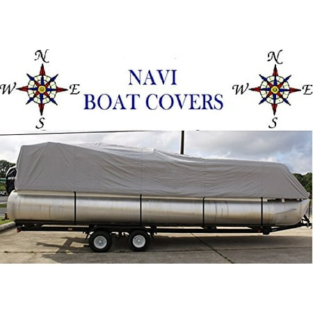 NAVI 22' - 24' GRAY MARINE CANVAS PONTOON BOAT COVER ...
