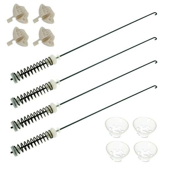 4PC W10780045 Washer Suspension Rod Kit for Maytag Amana for Whirlpool W10821956