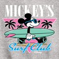 thumbnail image 3 of Disney - Mickey & Friends - Mickey's Surf Club - Miami Retro Colors - Toddler And Youth Crewneck Fleece Sweatshirt, 3 of 5