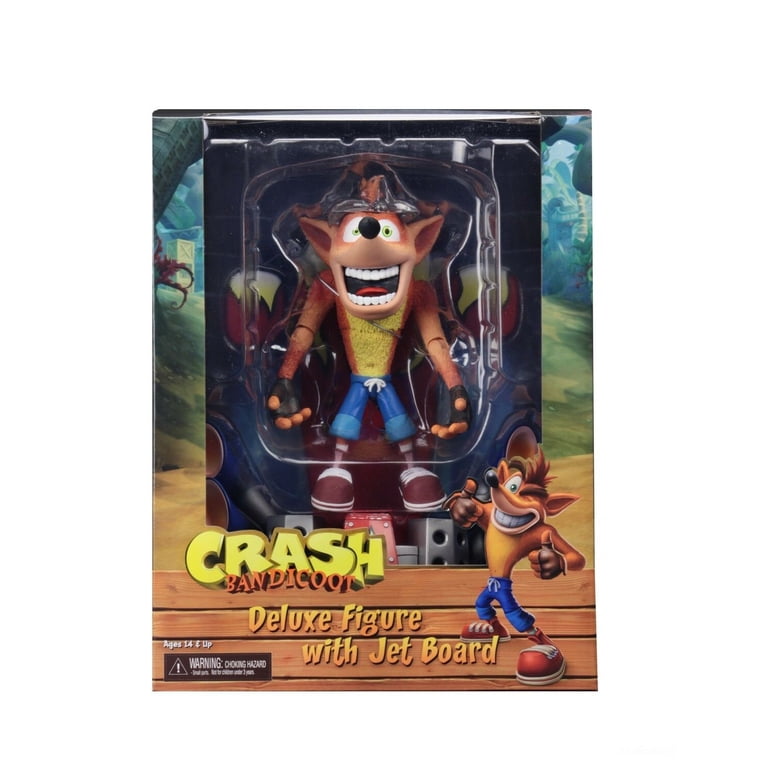 NECA Deluxe Crash Bandicoot 7‚Äù Figure with Jet Board