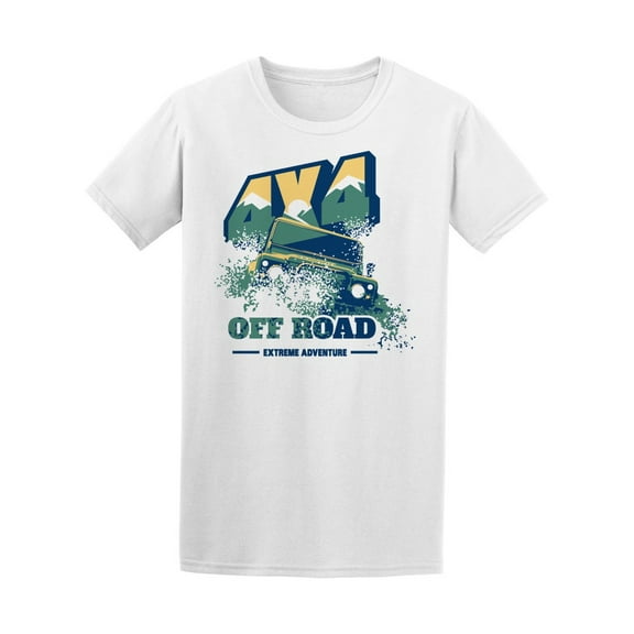 Extreme Adventure 4X4 Off-Road T-Shirt Men -Image by Shutterstock, Male Small