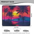 thumbnail image 7 of HUISEFOR Sunset Palm Tree Car Trunk Mat 29" x 39" All Weather Trunk Protection Non-Slip Vehicle Interior Accessories Anti-Scratch Suitable for Most Cars SUV, 7 of 7