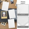 thumbnail image 4 of BESTYASH High Gloss White Photo Paper Sheets with Self Adhesive for Printer Use, 4 of 8