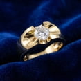 thumbnail image 2 of Pompeii 1/2ct Solitaire Mens Diamond Wedding Ring 14k Yellow Gold (H,I1), 2 of 3