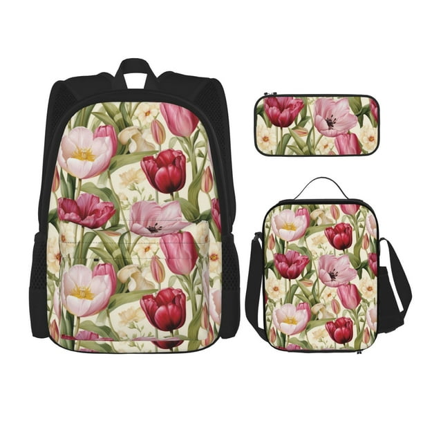 Regalo Escolar Mochila Escolar Para Niñas Con Lonchera Y Estuche