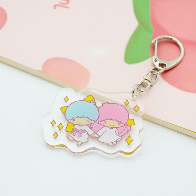 Xinxing 2023 nuevo llavero acrílico de dibujos animados llavero Anime Mini Kitty llavero Kitty Charms Sanrio llavero acrílico regalo