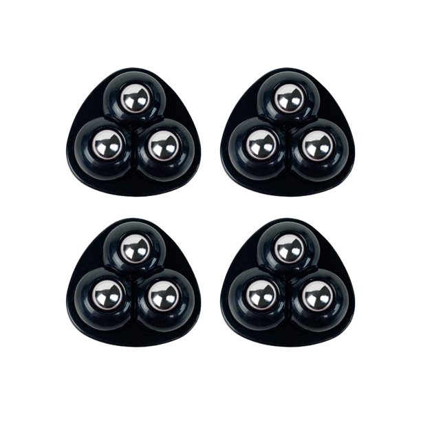 Mini rueda universal Gardenne, mini rueda de bola, resistente, con capacidad de carga, para bote de basura, autoadhesiva, mini pasta, polea giratoria, suministros para el hogar