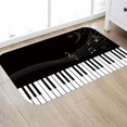 thumbnail image 2 of 3D Printed Thickened Flannel Area Rug Non Slip Backing Soft Floor Mat Home Decorative Pad B1 15.75X23.62 inches, 2 of 10