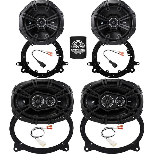 Kit de actualización de altavoces KICKER DS Series 6X9 y 6.5 pulgadas para Toyota Tacoma 2019-2022