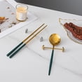 thumbnail image 3 of Stainless Steel Chopstick Rest, Fun Barbell Design, Keep Utensils Multi Purpose, Metal Construction Unique Decor Home and Commercial UseSuitable for Home and Commercial Use, 3 of 7
