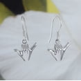 thumbnail image 2 of Unique Hawaiian 3D Hang Loose Shaka Earring, Sterling Silver 3D Hang Loose Dangle Earring, E4142A Valentine Birthday Gift, Island Jewelry, 2 of 8