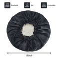 thumbnail image 4 of Silk Bonnet For Natural Hair, Satin Bonnet Silk Bonnet Hair Bonnet For Sleeping, Satin Bonnet For Hair Bonnets For Women, Black, 4 of 7