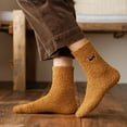 thumbnail image 3 of Dalrosia Fuzzy Socks for Men & Women Cozy Fluffy Winter Warm Slipper Socks Microfiber Soft Home Sleeping Socks, 3 of 5
