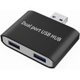 thumbnail image 1 of USB Hub,USB Splitter 1 in 2 Out Adapter, Double USB Hub for Laptop,Xbox PC, ,  Book, Tablet, Tab, Console, Printer, Camera(Data and for Charging, Wouldn't Work with CarPlay), 1 of 7