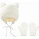 thumbnail image 1 of Toddler Winter Hat Earflap And Mittens Set, Baby Warm Fleece Knit Beanie Hat, 1 of 5