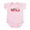 Petal Pink, variant on CafePress - Buon Natale Infant Bodysuit - Baby Light Bodysuit, Size Newborn - 24 Months