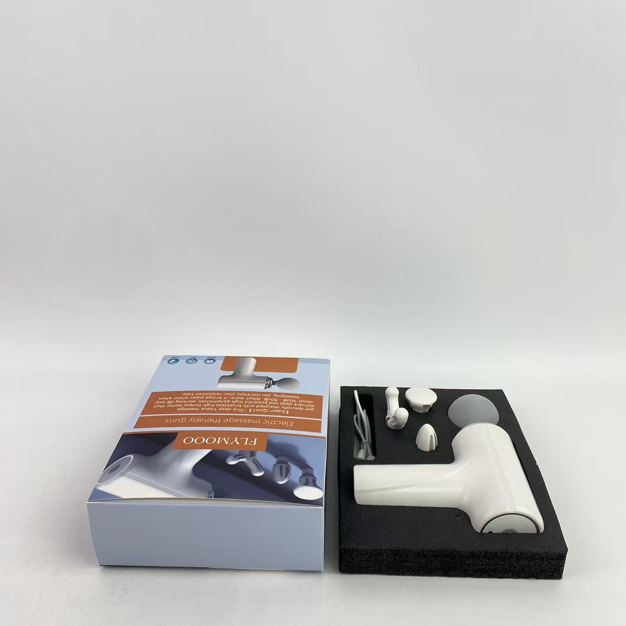 FLYMOOO Electric massage therapy guns, Deep Tissue Massager, Portable Muscle Massage Gun for Back Neck Muscle Relieve