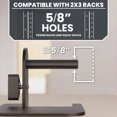 thumbnail image 4 of Synergee Step Plate for 2x3 Power and Squat Racks, Fits Racks with 5/8" Holes. Step-Up Plate for Reaching Pull-Up Bars, Chin-Ups, and Muscle-Ups., 4 of 6