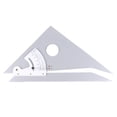 thumbnail image 1 of Abbracc Acrylic Drafting Triangle Ruler Adjustable Plain Edge Scale Rulers Metric Sketch, 1 of 6